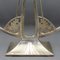 Art Deco Silvered Candleholder, 1930s -1940s, Image 11