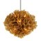 Lampada a sospensione Mimosa in metallo e foglia d'oro di BDV Paris Design Furnitures, Immagine 1