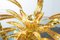 Lampada da terra dorata a forma di palma con 3 rami, Italia, anni '70, Immagine 6