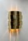 Danish Modern Brass Wall Sconce by Werner Schou for Coronell, 1970s 3