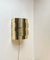 Danish Modern Brass Wall Sconce by Werner Schou for Coronell, 1970s, Image 1