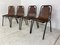 Mid-Century Industrial Chairs attributed to Charlotte Perriand for Les Arcs, 1960s, Set of 4 7