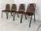 Mid-Century Industrial Chairs attributed to Charlotte Perriand for Les Arcs, 1960s, Set of 4, Image 7