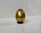 Mid-Century Scandinavian Patinated Brass Egg, 1970s 2