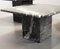 Black Carrara Marble Side Tables with Oblique Angles, Italy, 1970s, Set of 3, Image 8