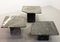 Black Carrara Marble Side Tables with Oblique Angles, Italy, 1970s, Set of 3, Image 3