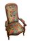 19th Century French Chair with Liberty Style Upholstery, Image 1