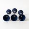 Postmodern Blue Candleholders, 1980s, Set of 3, Image 7