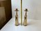 Large Danish Brass Candlesticks by Jens Harald Quistgaard for Ihq, 1960s, Set of 2 7