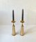 Large Danish Brass Candlesticks by Jens Harald Quistgaard for Ihq, 1960s, Set of 2, Image 4