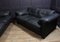 Black Leather Sofas from de Sede, 1980s, Set of 2 14