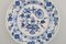 Hand-Painted Porcelai Meissen Blue Onion Lunch Plates, 1890s, Set of 5 3