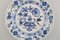 Hand-Painted Porcelai Meissen Blue Onion Lunch Plates, 1890s, Set of 5, Image 3