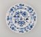 Assiettes à Lunch Meissen Bleues en Porcelaine Peintes à la Main, 1890s, Set de 5 2