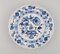 Hand-Painted Porcelai Meissen Blue Onion Lunch Plates, 1890s, Set of 5 2