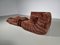 Togo Chair with Ottman by Michel Ducaroy for Ligne Roset, 1970s, Set of 2, Image 2