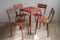 French Bistro Set from Tolix, 1950s, Immagine 1