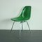 Silla auxiliar Kelly DSX vintage en verde de Herman Miller para Eames, años 50, Imagen 3