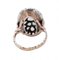 Bague Diamants, Or Rose et Argent, 1940s 3