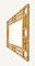 Rectangular Bamboo and Rattan Wall Mirror in the Style of Vivai del Sud, Italy, 1970s 6