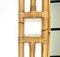 Rectangular Bamboo and Rattan Wall Mirror in the Style of Vivai del Sud, Italy, 1970s 8