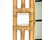 Rectangular Bamboo and Rattan Wall Mirror in the Style of Vivai del Sud, Italy, 1970s, Image 8