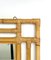 Rectangular Bamboo and Rattan Wall Mirror in the Style of Vivai del Sud, Italy, 1970s, Image 9