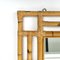 Rectangular Bamboo and Rattan Wall Mirror in the Style of Vivai del Sud, Italy, 1970s 7