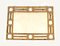 Rectangular Bamboo and Rattan Wall Mirror in the Style of Vivai del Sud, Italy, 1970s 10