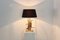 Gilt Metal and Travertine Wild Duck Table Lamp, 1970s, Image 11