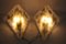Murano Glass Wall Lamps, Italy, 1980s, Set of 2 13
