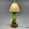 Lámpara de mesa hongo de cristal de Murano, años 90, Imagen 2