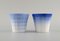 Art Deco Herb Planters in Glazed Porcelain by Wilhelm Kåge for Gustavsberg, 1960s, Set of 4, Image 3