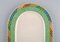Oval Pamplona Porcelain Dish with Colorful Decoration from Gallo Design, Germany 2