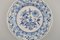 Blaue Zwiebelteller aus handbemaltem Porzellan von Meissen, 1900er, 4er Set 3