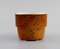 Coq Kaffeetassen aus glasiertem Steingut von Stig Lindberg für Gustavsberg, 1960er, 8er Set 4
