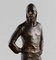 Figure of Hooded Man in Bronze on Marble Base, 1930-1940 7