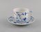 Blue Fluted Coffee Cups with Saucers from Bing & Grøndahl, Set of 16 2