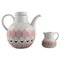 Lotus Teapot with Heater by Bjørn Wiinblad for Rosenthal, 1980s, Set of 3, Image 1