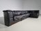 DS-11 Patchwork Sectional Black Leather Sofa from de Sede, 1970s 4