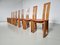 Dining Chairs by Mario Marenco for Mobil Girgi, 1970s, Set of 8 2