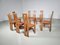 Dining Chairs by Mario Marenco for Mobil Girgi, 1970s, Set of 8 5