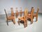 Dining Chairs by Mario Marenco for Mobil Girgi, 1970s, Set of 8 6