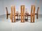 Dining Chairs by Mario Marenco for Mobil Girgi, 1970s, Set of 8 7