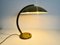 Lámpara de mesa de latón de Hillebrand Leuchten, años 60, Alemania, Imagen 12