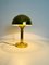 Lampada da tavolo in ottone lucidato, anni '60, Immagine 9