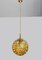 Yellow Murano Glass Pendant Light from Doria, 1960s, Image 3