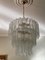 Lámpara de araña tubular grande de cristal de Murano, Imagen 4