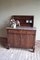 Antique Empire Mahogany Folding Buffet with Marble Top, Image 6