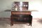 Antique Empire Mahogany Folding Buffet with Marble Top, Image 2